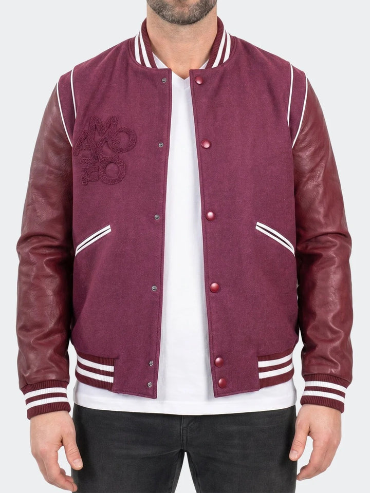 Maceoo Jacket | Leather Marthyr036 Red
