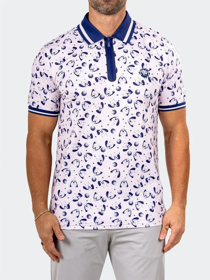 Maceoo Stretch Short-Sleeve Polos | Golf Polo Marthyr0006 White