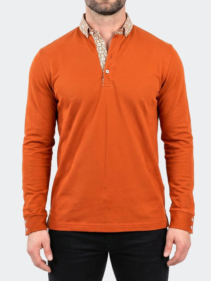 Maceoo Stretch Polos | Polo Newton Unknown024 Orange