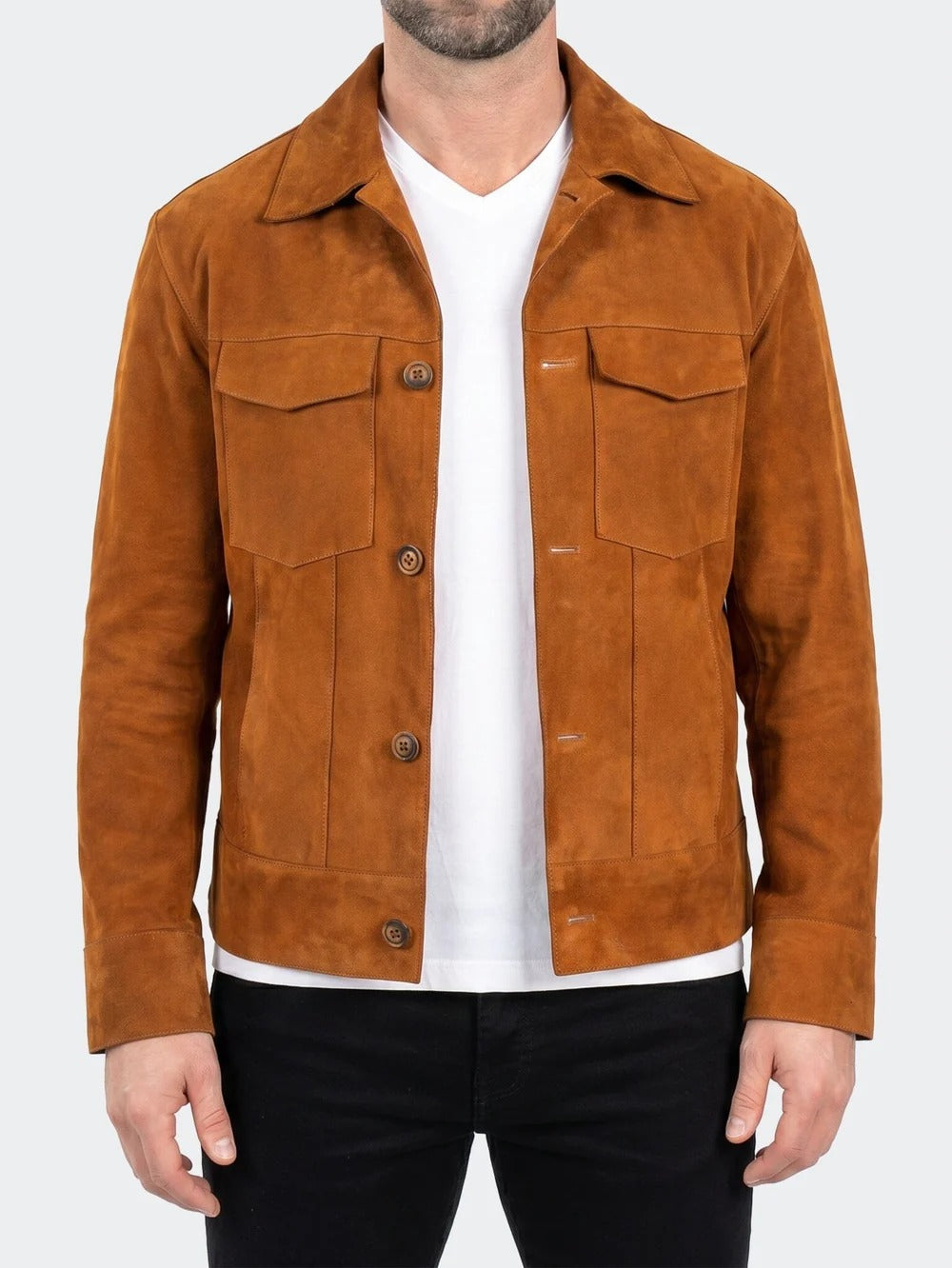 Maceoo Jacket | Captain Jacket Leather Unknown 0059 Brown