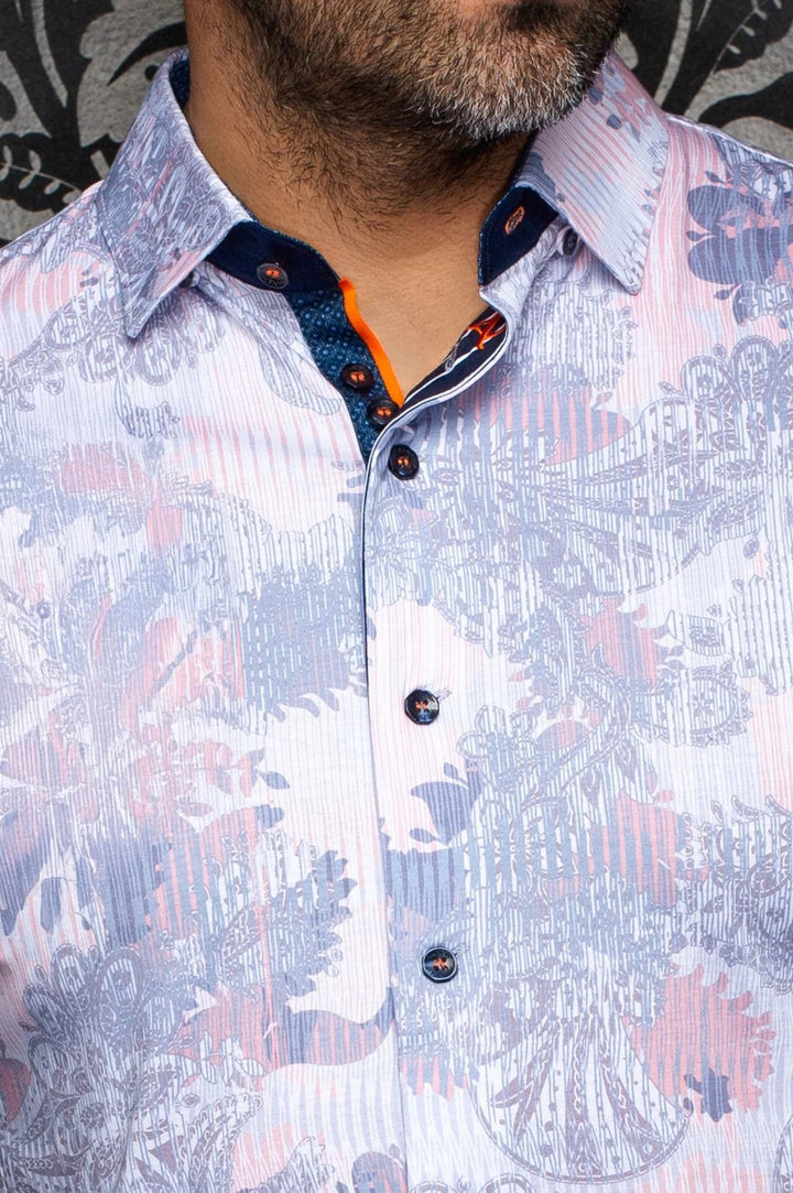 Au Noir Stretch Shirt | Kalimantan White Peach