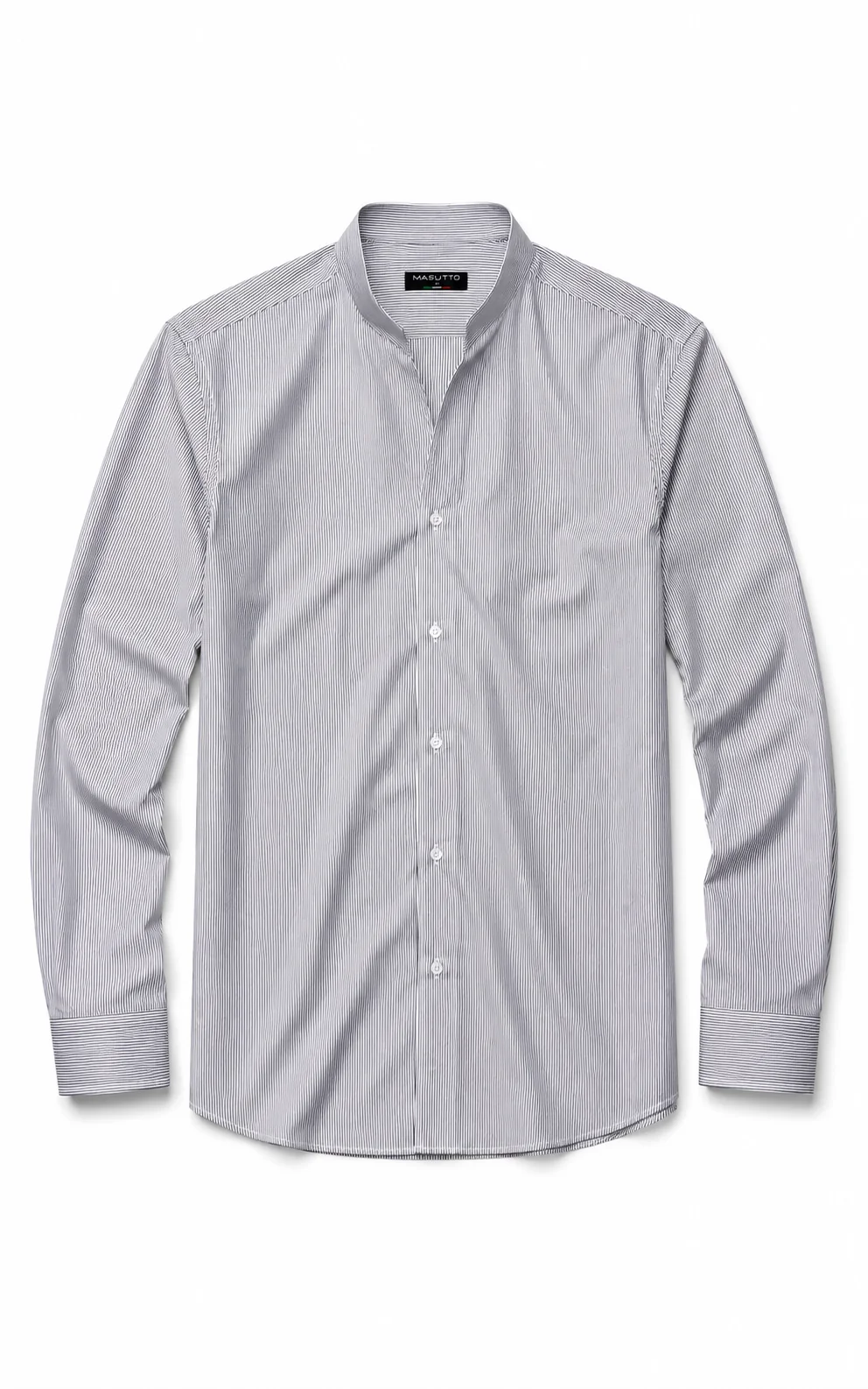 Masutto Shirt | LONDON-18 LONG SLEEVE SHIRT TULIP COLLAR