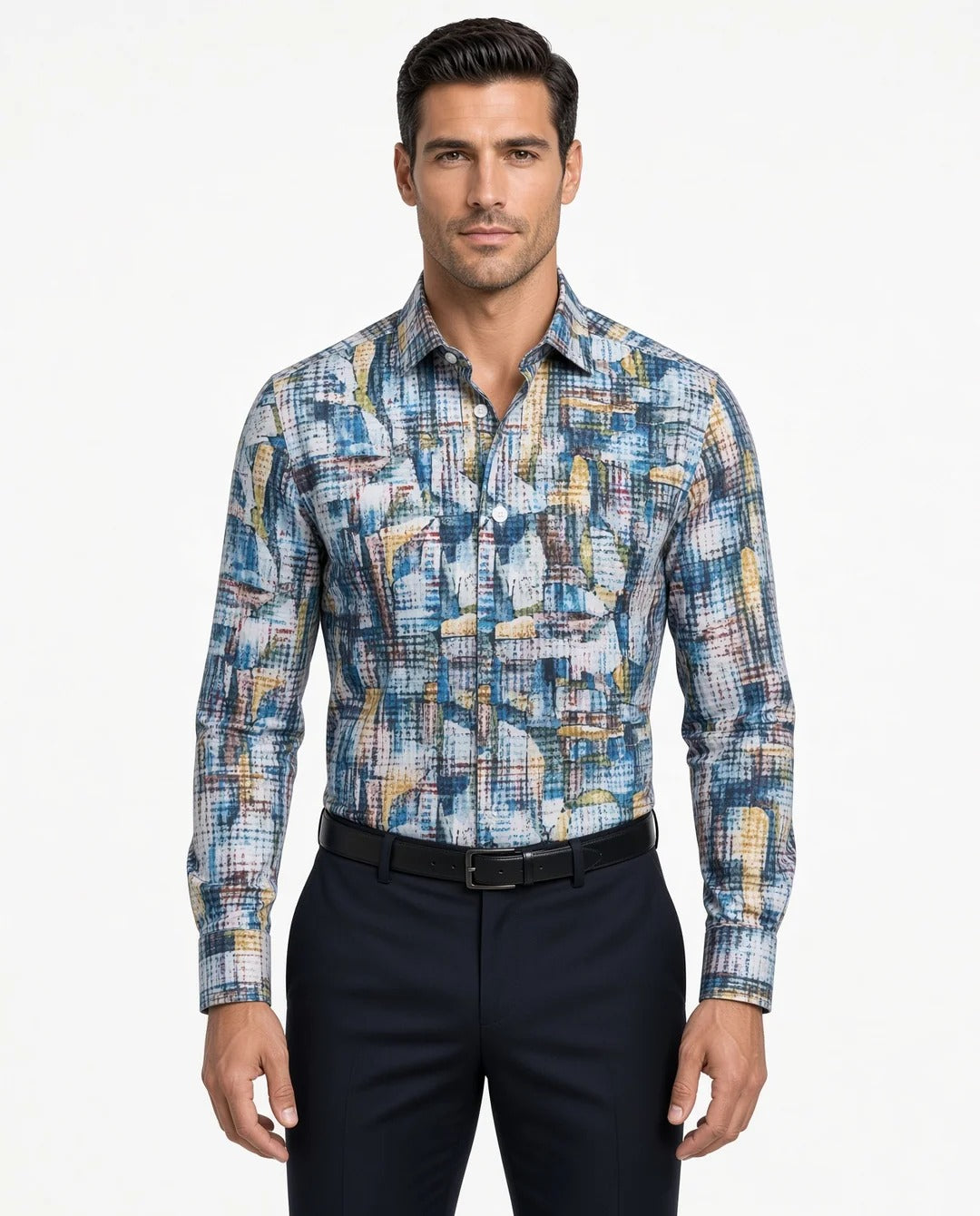 Masutto Shirt | ROBINIO-92 LONG SLEEVE BUTTON DOWN SHIRT