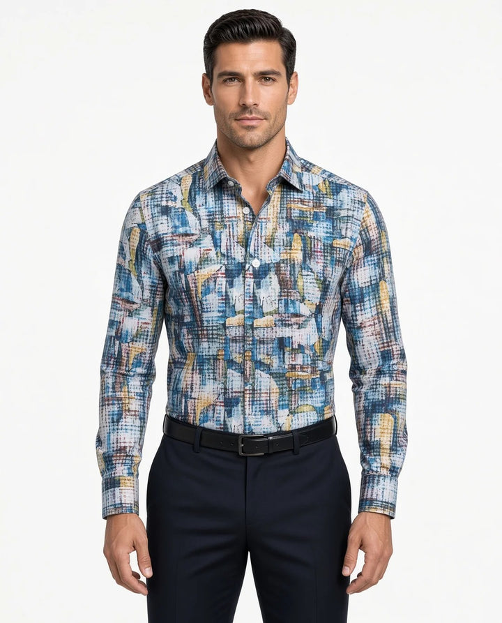 Masutto Shirt | ROBINIO-92 LONG SLEEVE BUTTON DOWN SHIRT