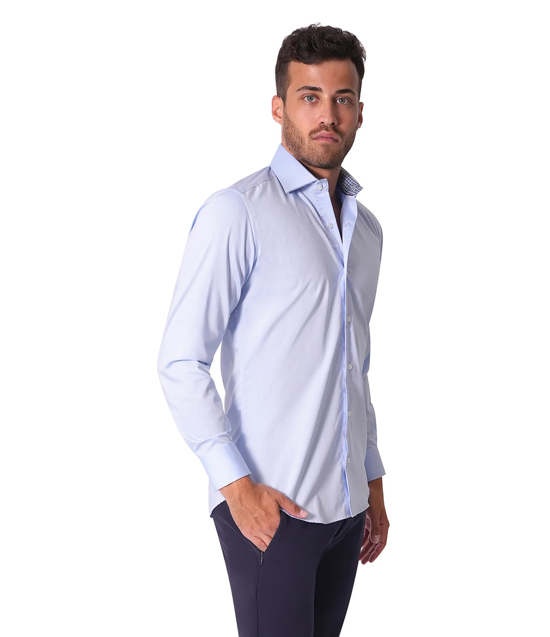 Bertigo Shirt | Austen Blue Twil Shirt