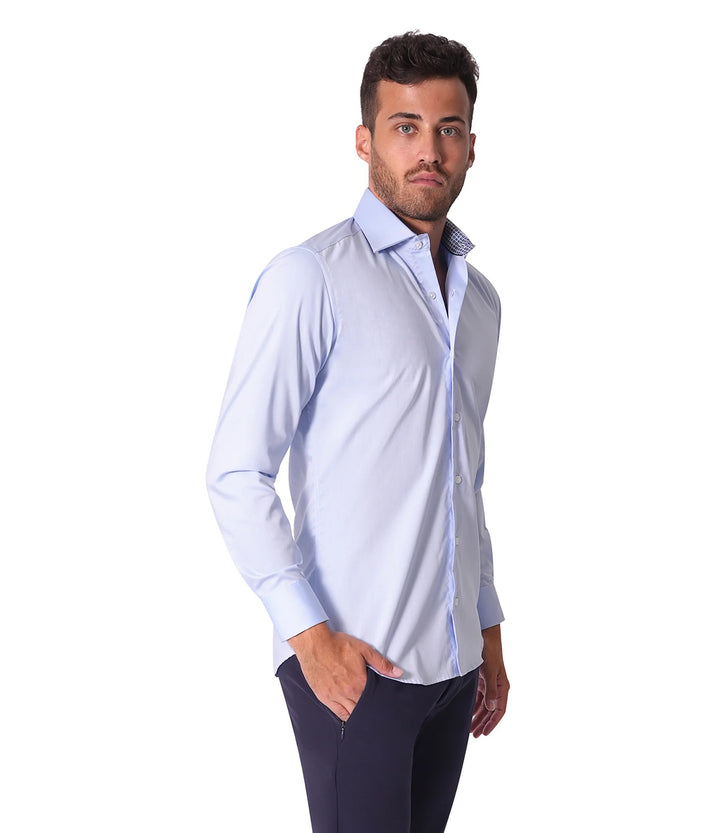 Bertigo Shirt | Austen Blue Twil Shirt