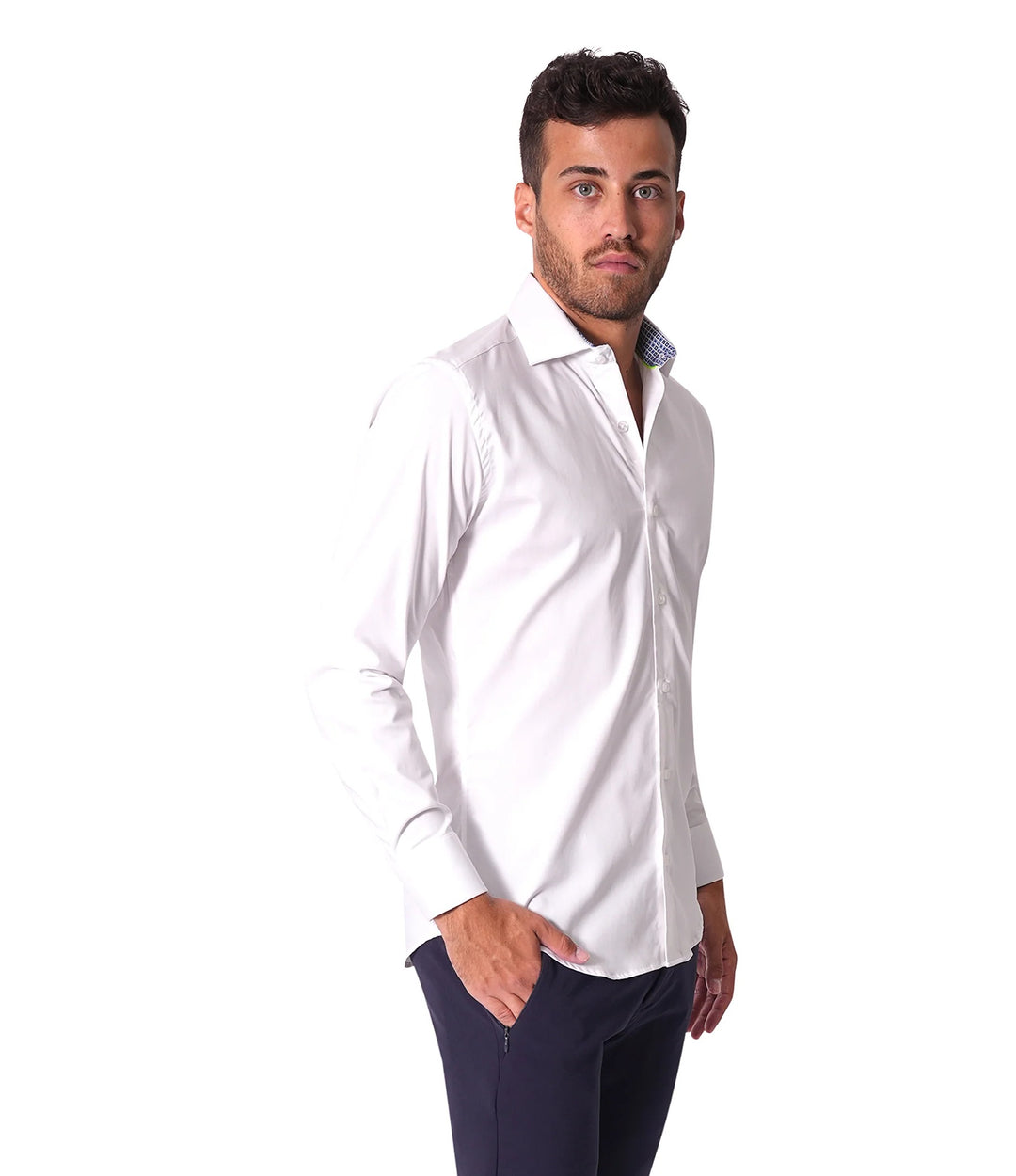 Bertigo Shirt | Austen White Twil Shirt