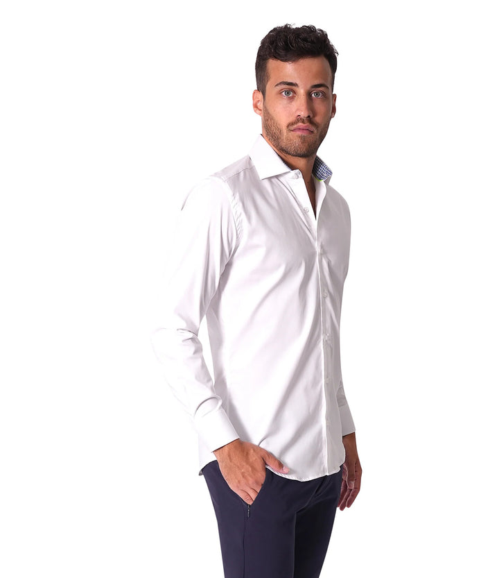 Bertigo Shirt | Austen White Twil Shirt