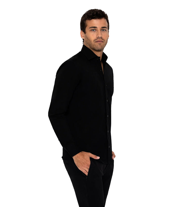 Bertigo Shirt  | Cooper Black Knit Shirt