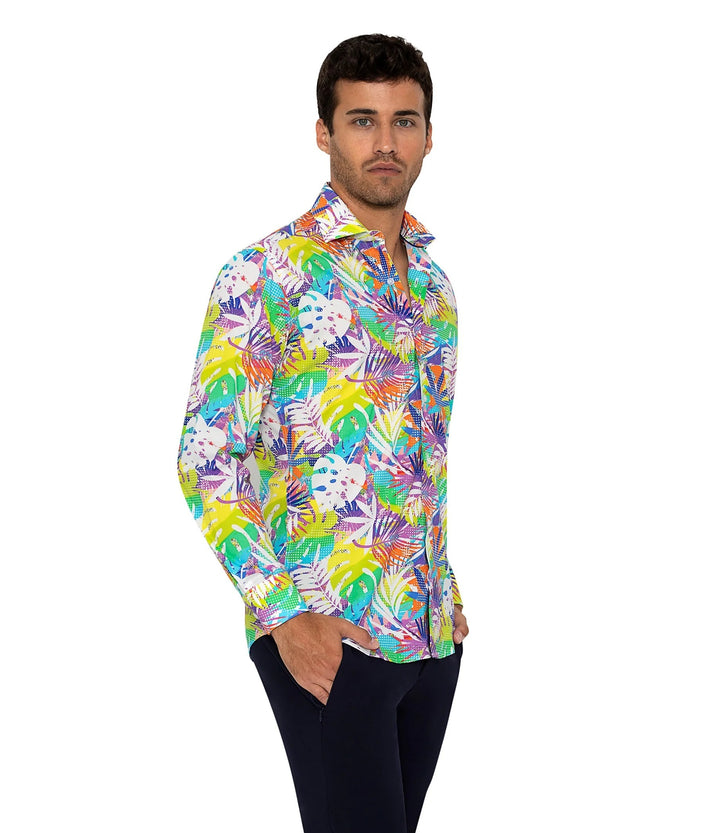 Bertigo Shirt | David White Leaf Shirt