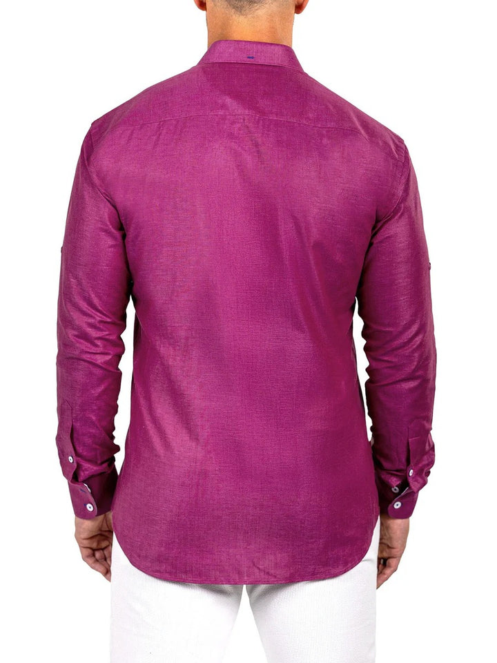 Maceoo Stretch Shirt | Eins Marthyr0149 Red