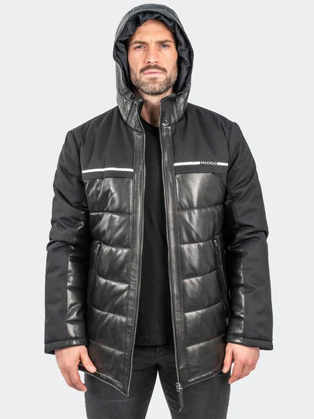 Maceoo Jacket | Bomber Mountain Black