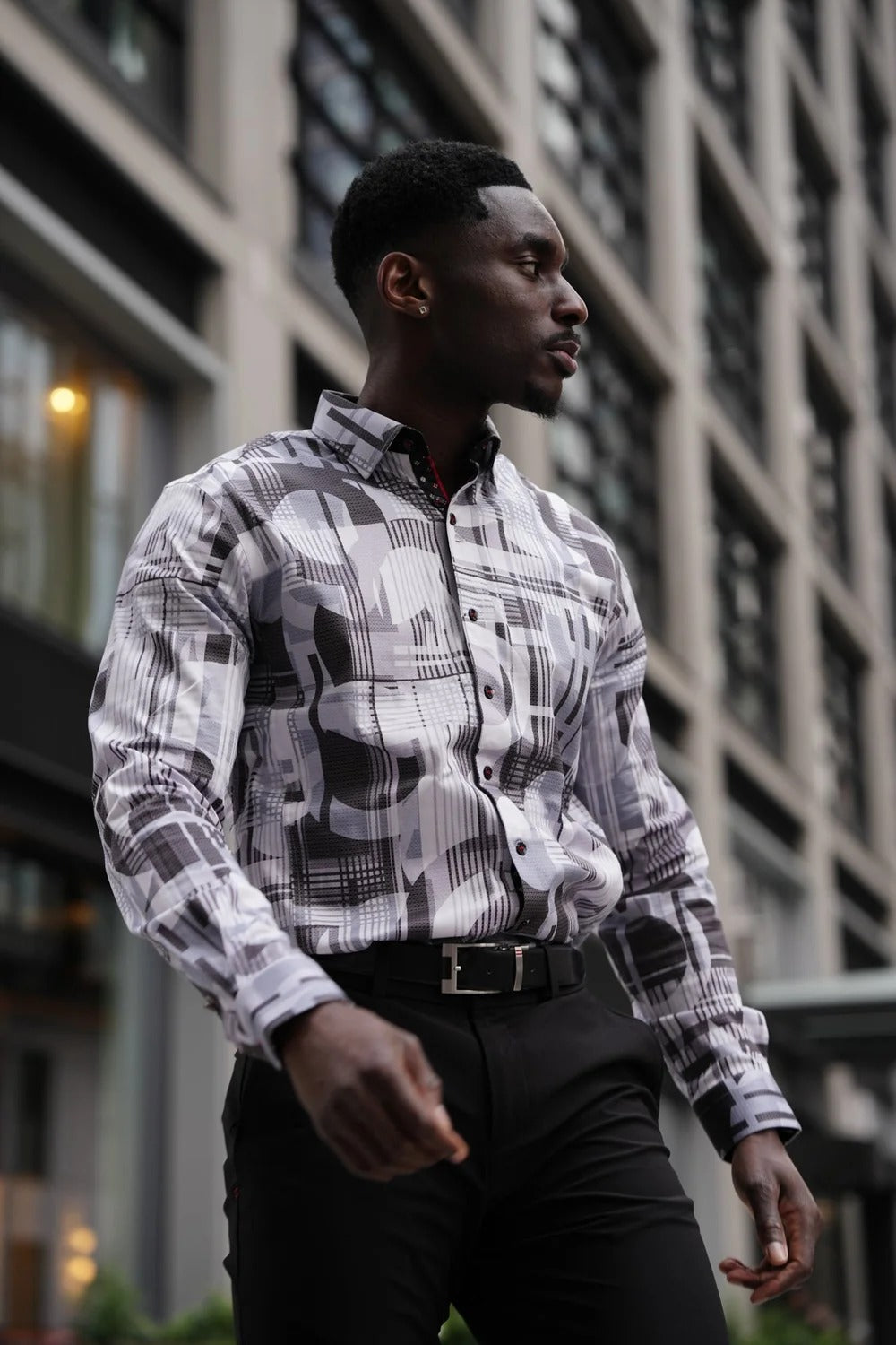 Au Noir Shirt | Lajedo Grey