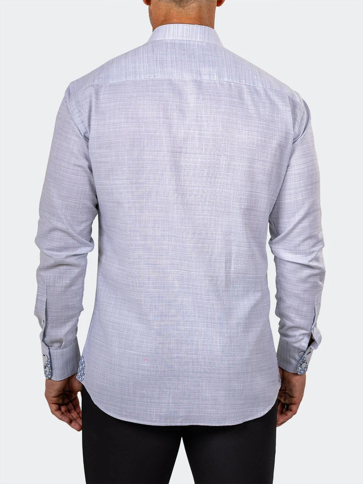 Maceoo Stretch Shirt | Eins Marthyr0016 Grey