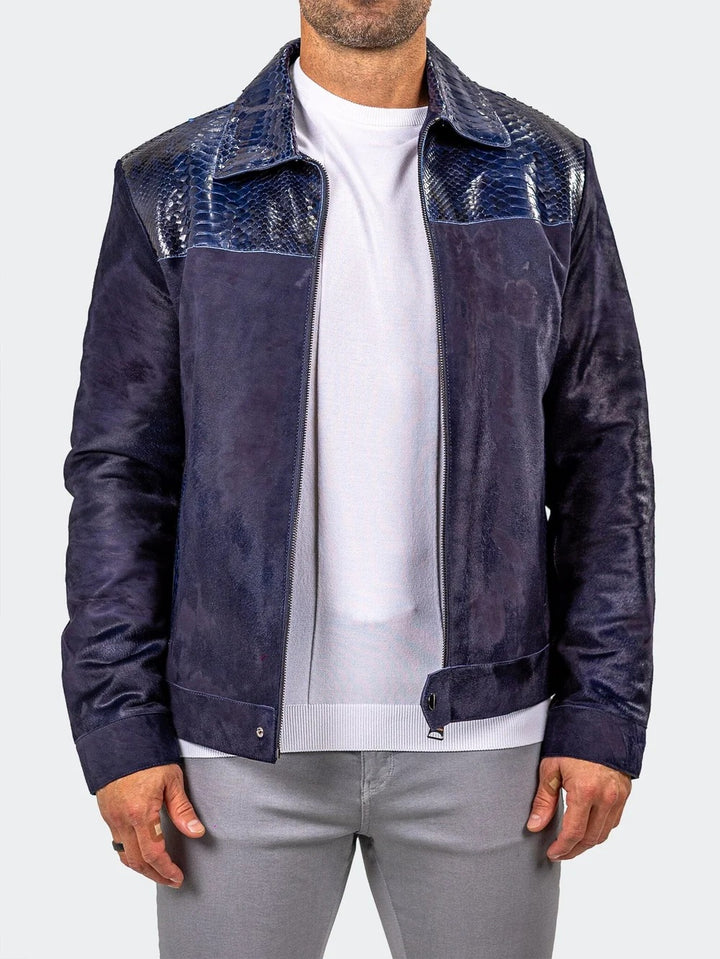 Maceoo Jacket | Marthyr Black Leather Jacket