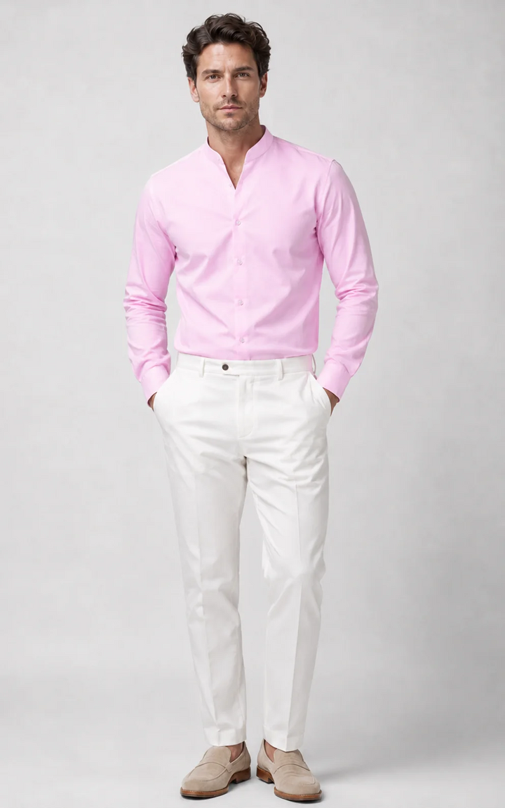 Masutto Shirt | CHARLOTE-52 LONG SLEEVE SHIRT TULIP COLLAR
