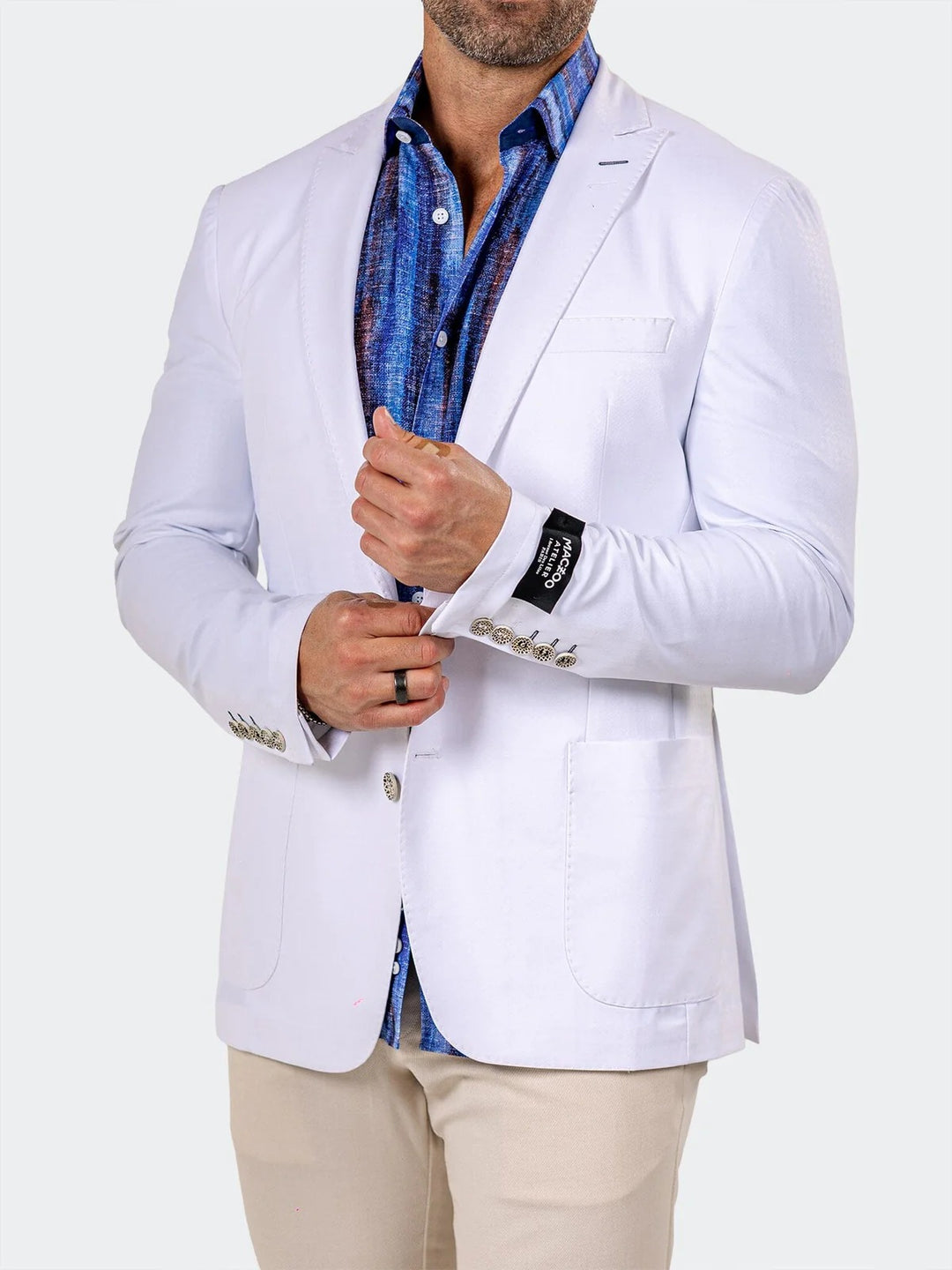 Maceoo Blazer | Blazer Uncostructed Marthyr030 White