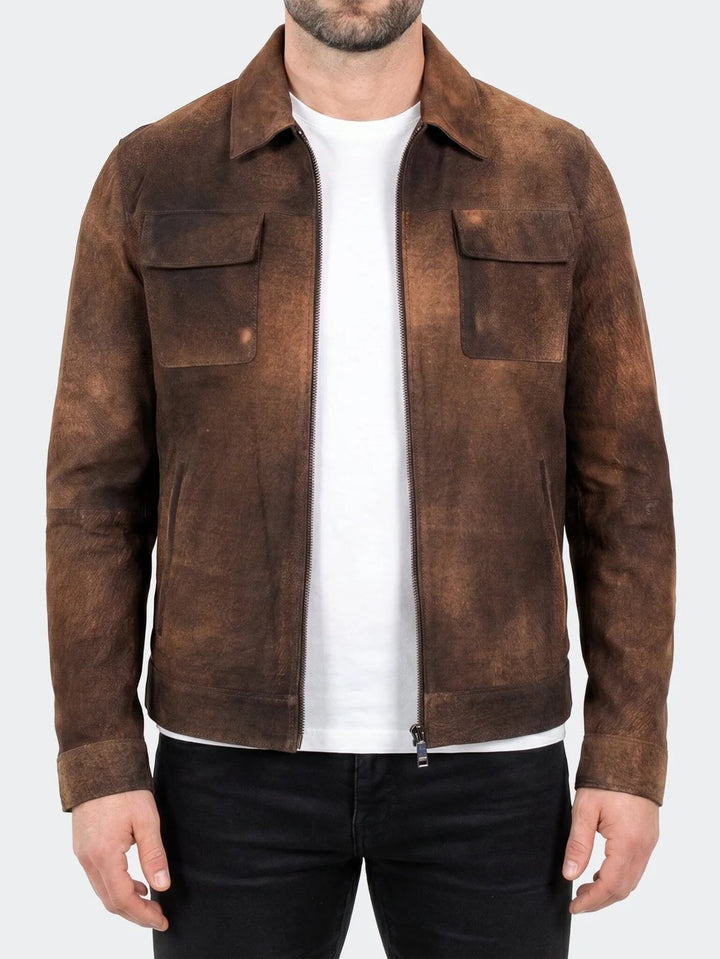 Maceoo Jacket | Jacket Leather UnknownThirtyNine Brown
