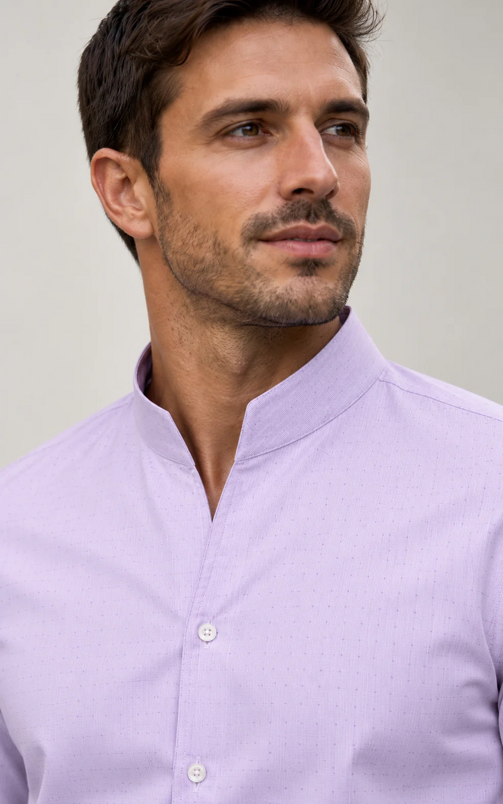 Masutto Shirt | CHARLOTE-06 LONG SLEEVE SHIRT TULIP COLLAR