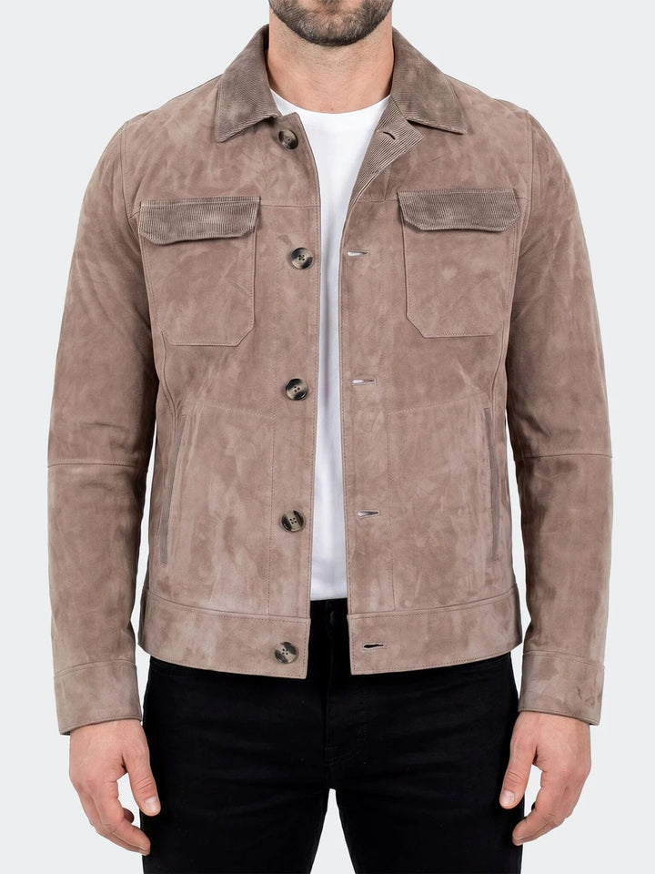 Maceoo Jacket | Jacket Leather UnknownFourty Pink