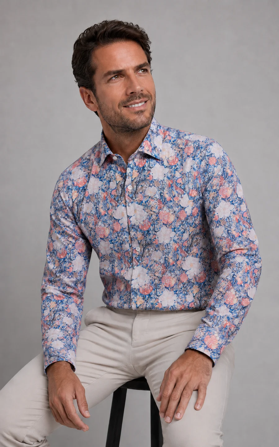 Masutto Shirt | TIOGA-02 LONG SLEEVE BUTTON DOWN SHIRT