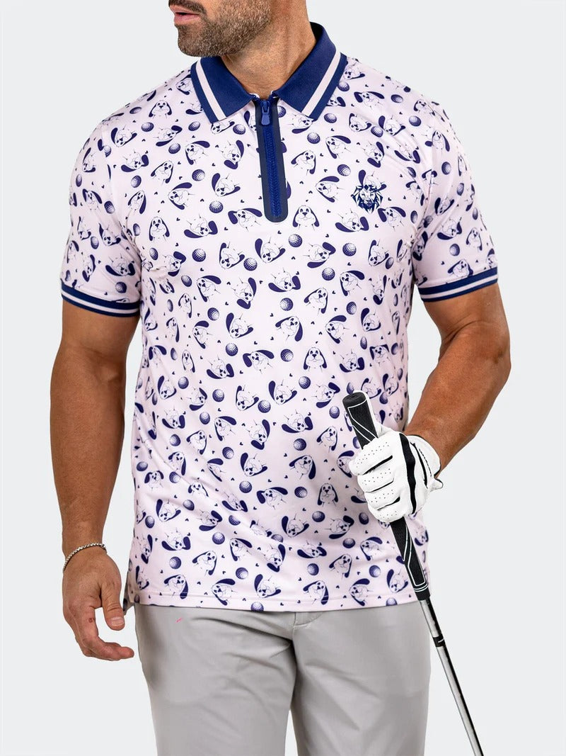 Maceoo Stretch Short-Sleeve Polos | Golf Polo Marthyr0006 White