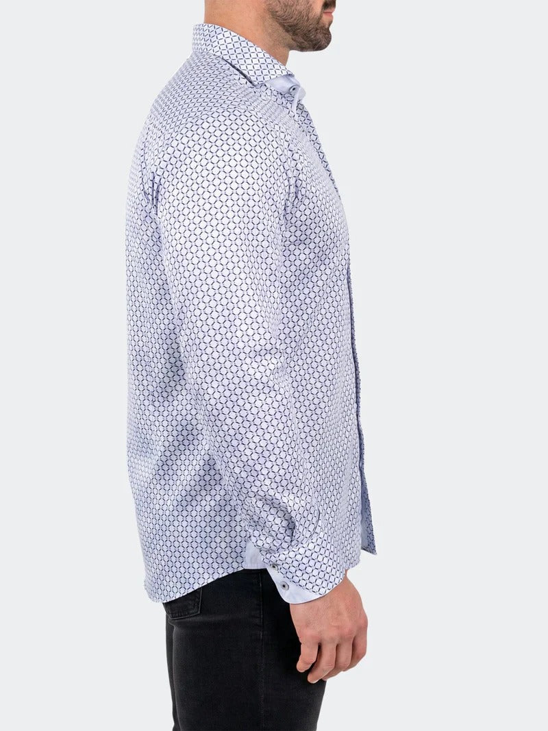 Maceoo Stretch Shirt | Einstein Dress Shirt LS Stretch Unknown3296 White