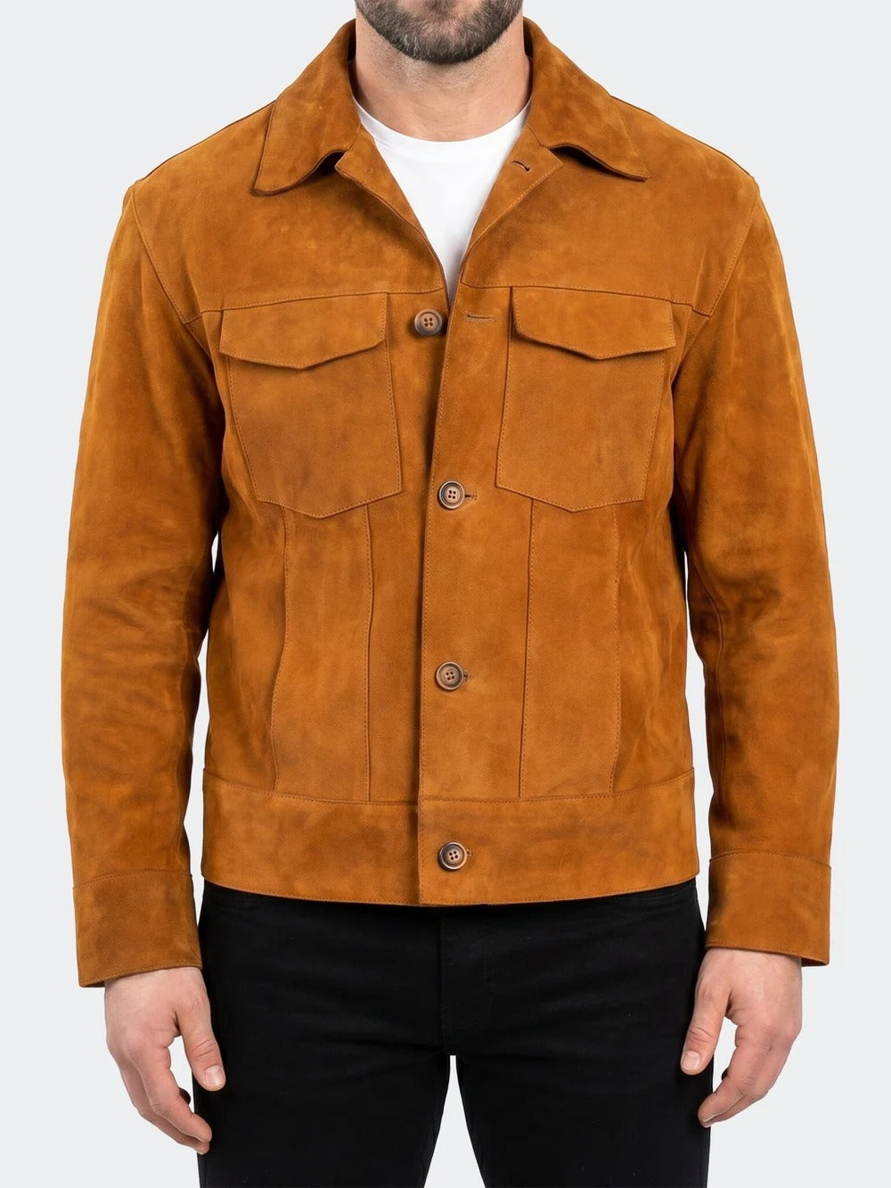 Maceoo Jacket | Captain Jacket Leather Unknown 0059 Brown
