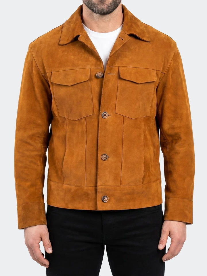 Maceoo Jacket | Captain Jacket Leather Unknown 0059 Brown