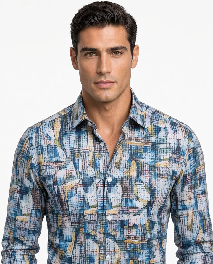 Masutto Shirt | ROBINIO-92 LONG SLEEVE BUTTON DOWN SHIRT