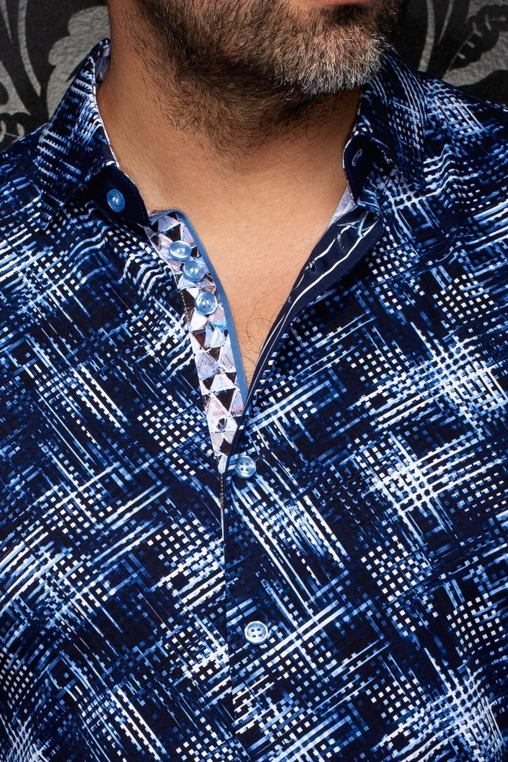 Au Noir Stretch Shirt | Ignis Navy