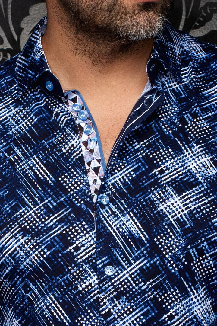 Au Noir Stretch Shirt | Ignis Navy