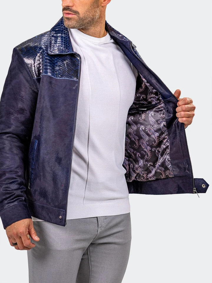 Maceoo Jacket | Marthyr Black Leather Jacket