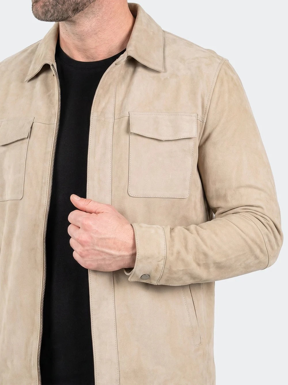 Maceoo Jacket | Jacket Leather UnknownFourtySeven Beige