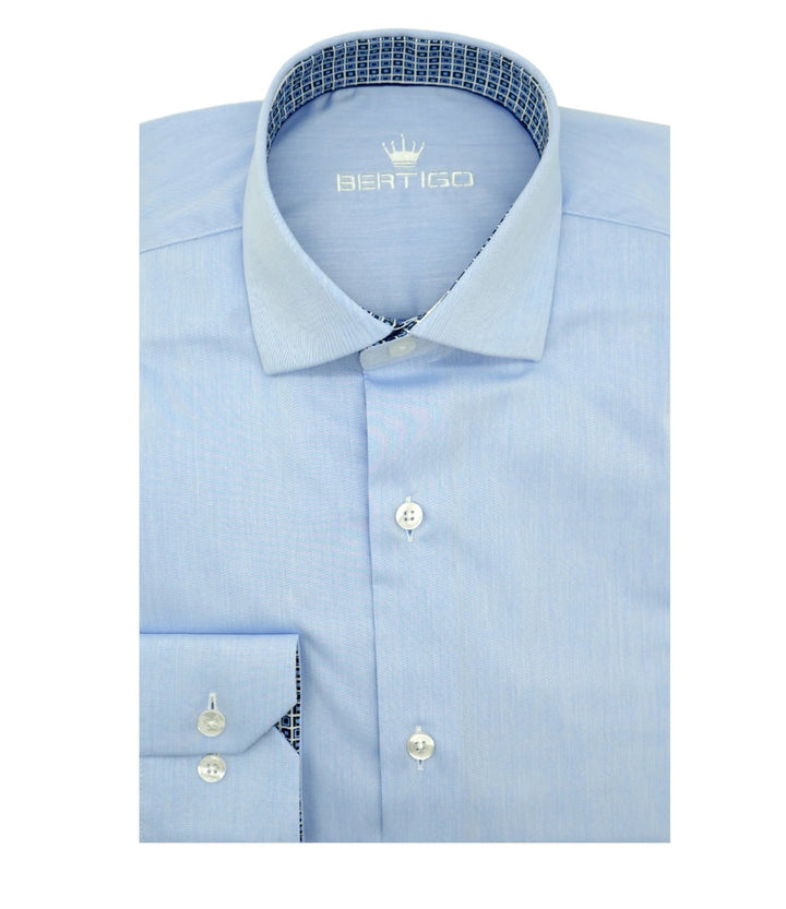 Bertigo Shirt | Austen Blue Twil Shirt