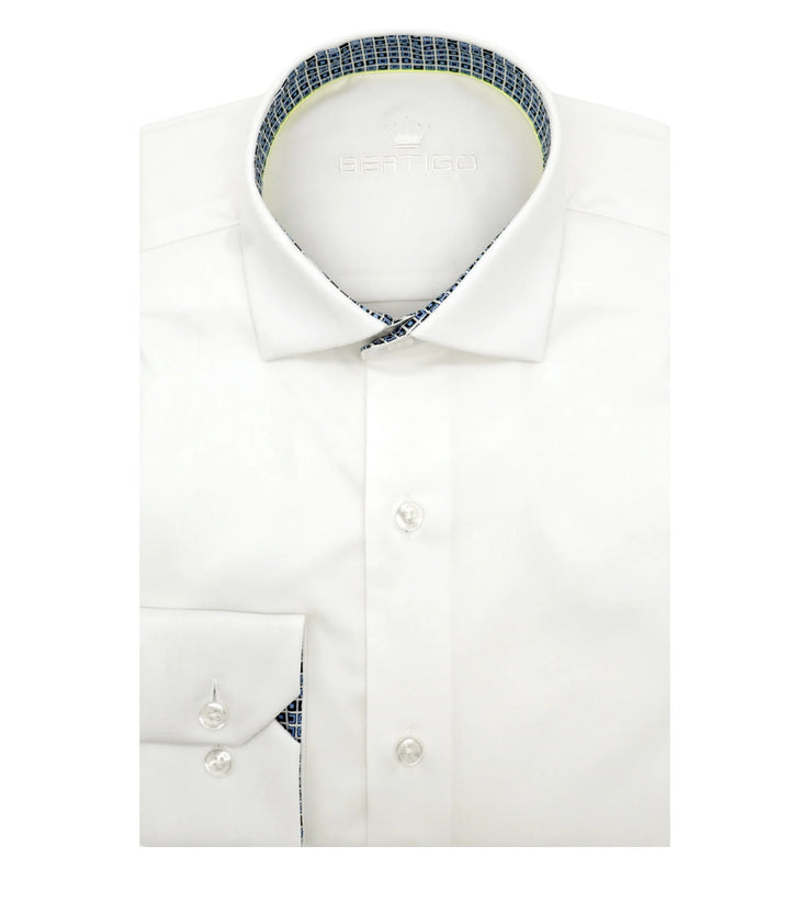 Bertigo Shirt | Austen White Twil Shirt