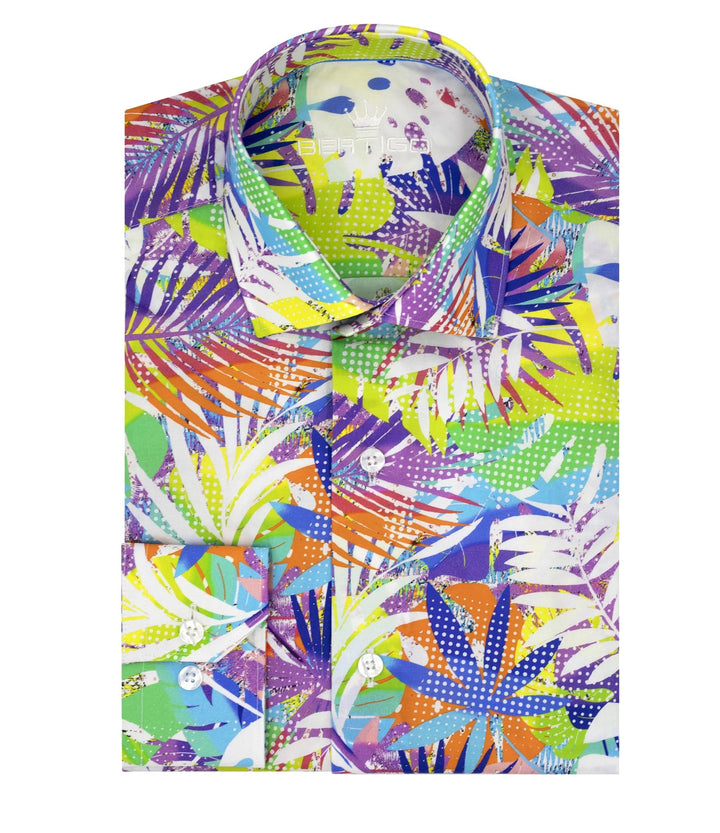 Bertigo Shirt | David White Leaf Shirt