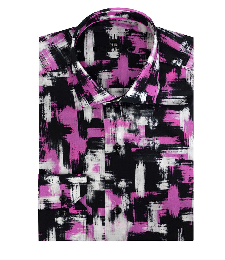 Bertigo Shirt  | HUNTER BLACK PAINT SHIRT