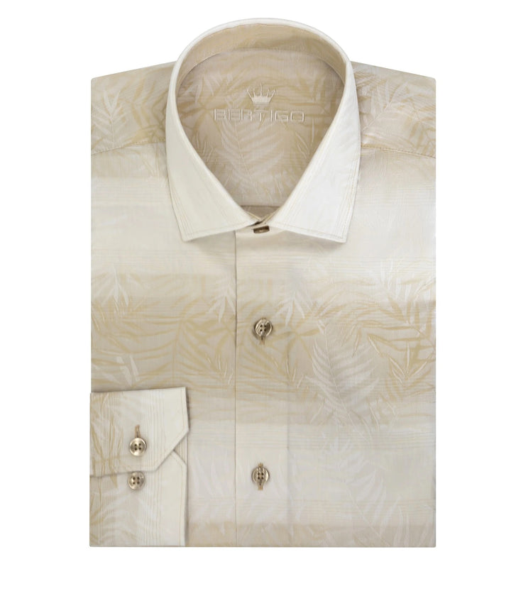 Bertigo Shirt  | Johnny Tan Leaf Shirt
