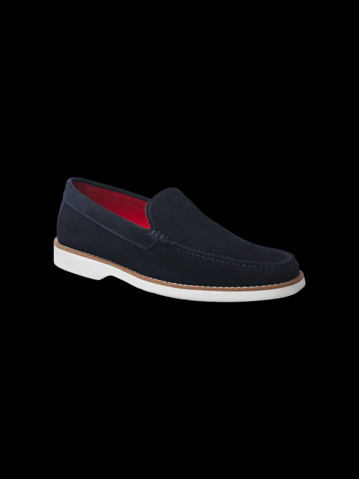 Au Noir Shoes | SUEDE LOAFER SHOE_DANDRIDGE NAVY