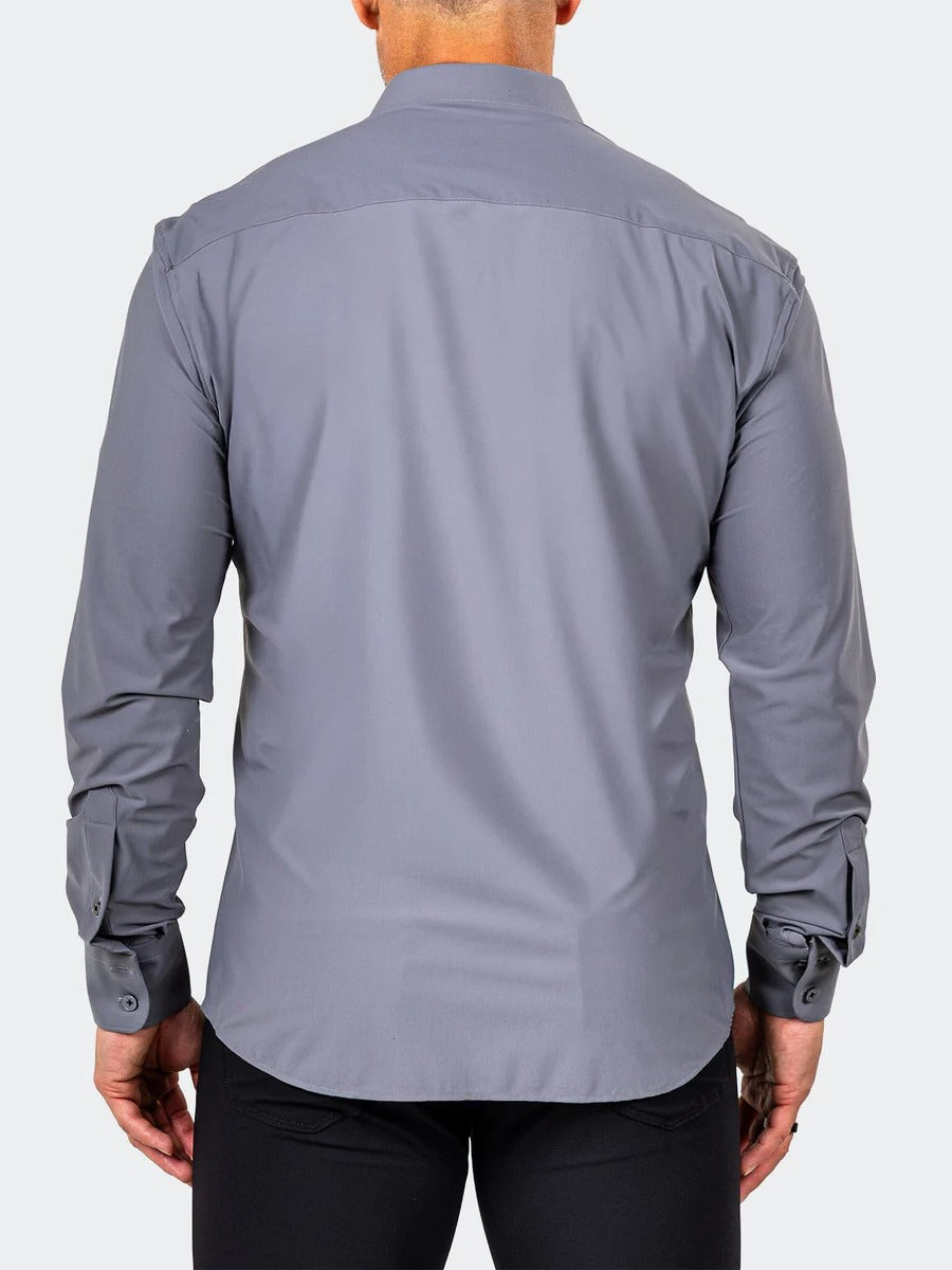 Maceoo Stretch Shirt | Eins Marthyr3014 Grey