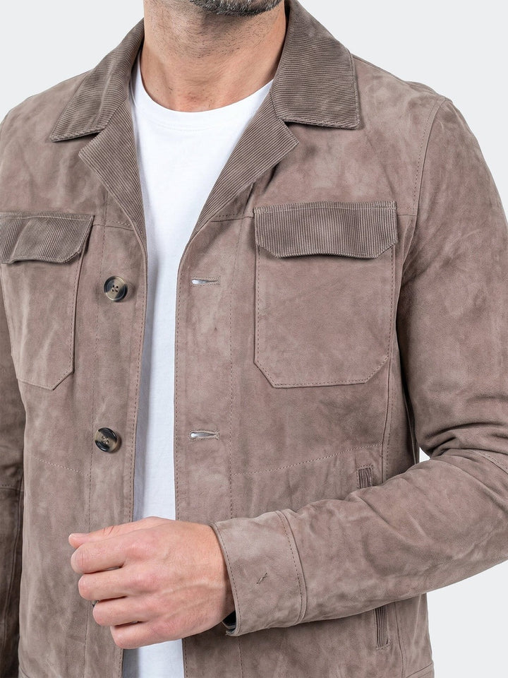 Maceoo Jacket | Jacket Leather UnknownFourty Pink