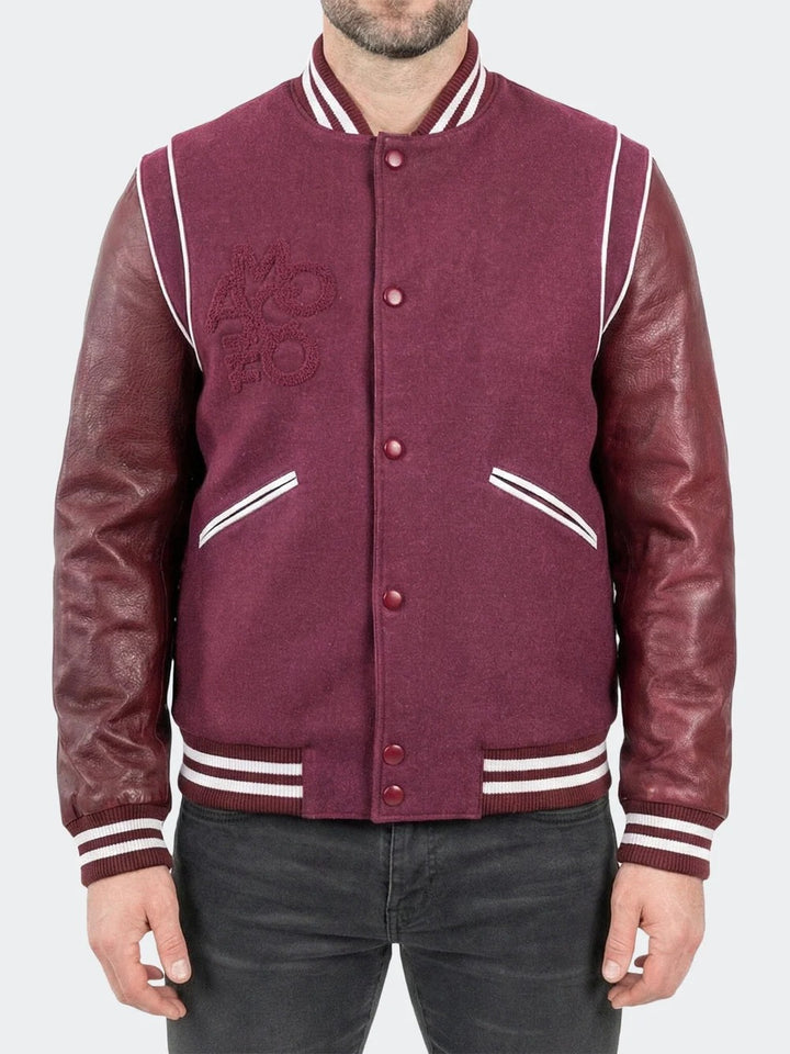 Maceoo Jacket | Leather Marthyr036 Red