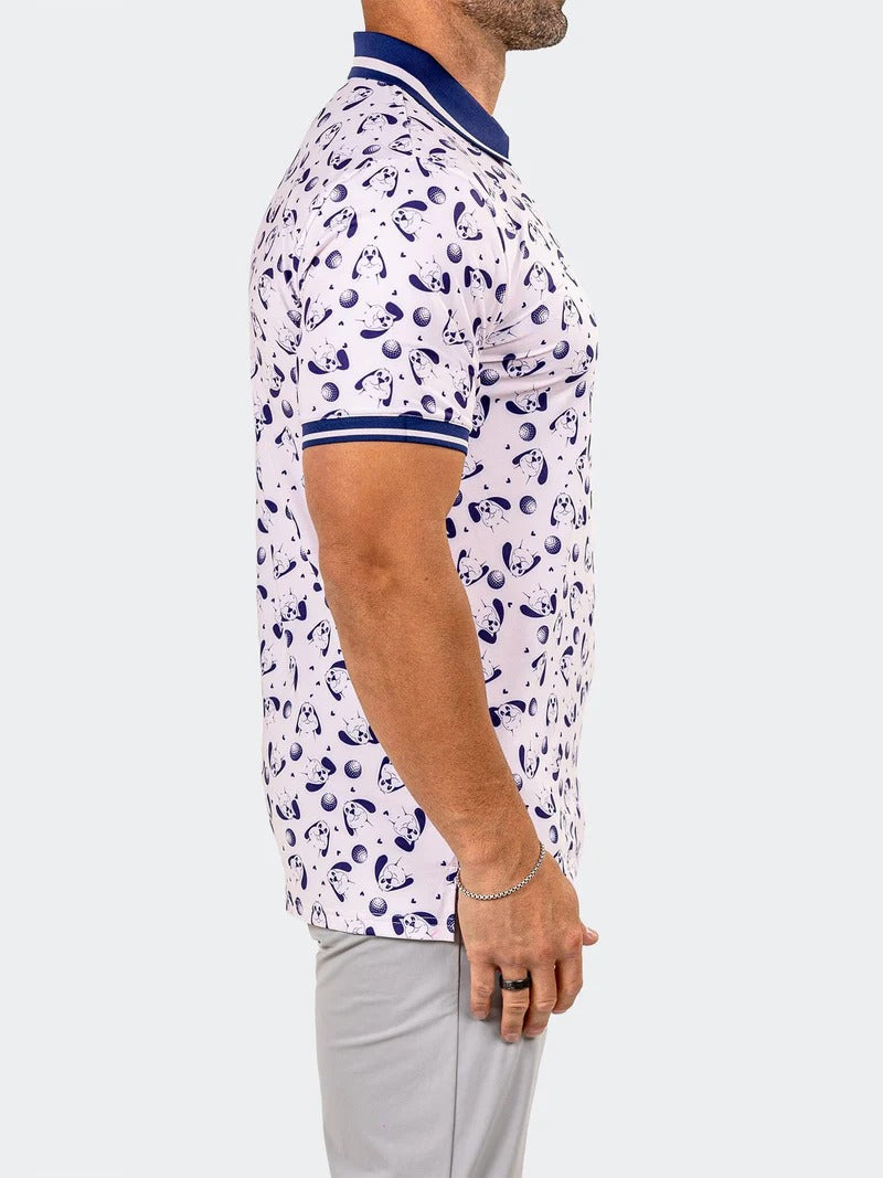 Maceoo Stretch Short-Sleeve Polos | Golf Polo Marthyr0006 White