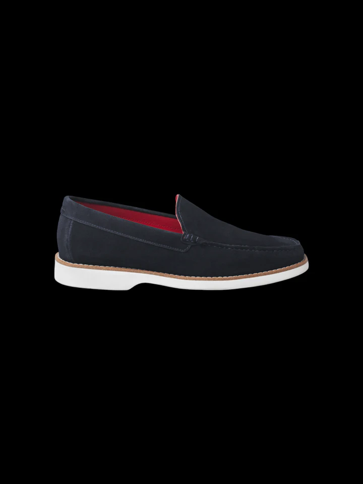 Au Noir Shoes | SUEDE LOAFER SHOE_DANDRIDGE NAVY
