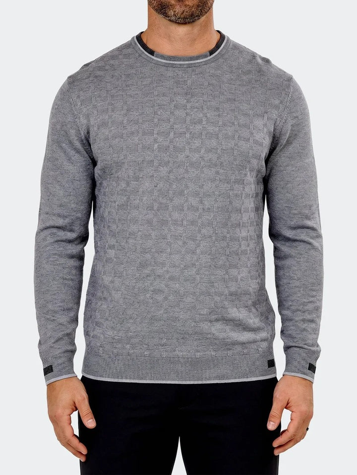Maceoo Stretch Sweater | Sweater UnknownTwentyFour Grey