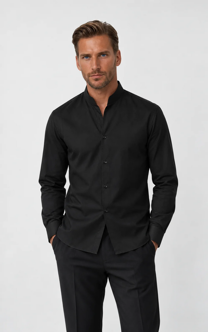 Masutto Shirt | TONALI-18 LONG SLEEVE SHIRT TULIP COLLAR