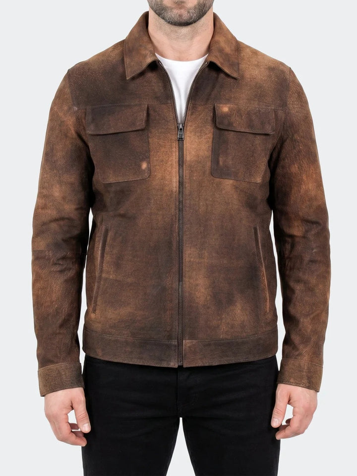 Maceoo Jacket | Jacket Leather UnknownThirtyNine Brown