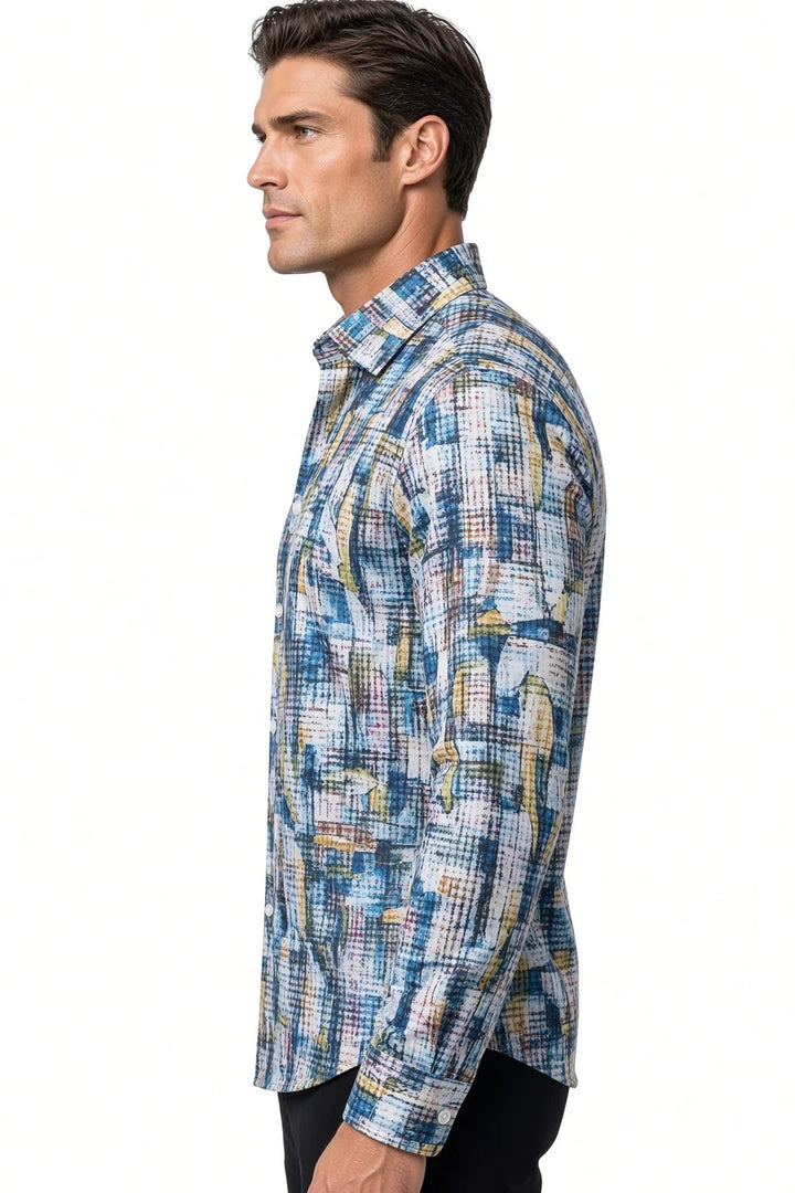 Masutto Shirt | ROBINIO-92 LONG SLEEVE BUTTON DOWN SHIRT