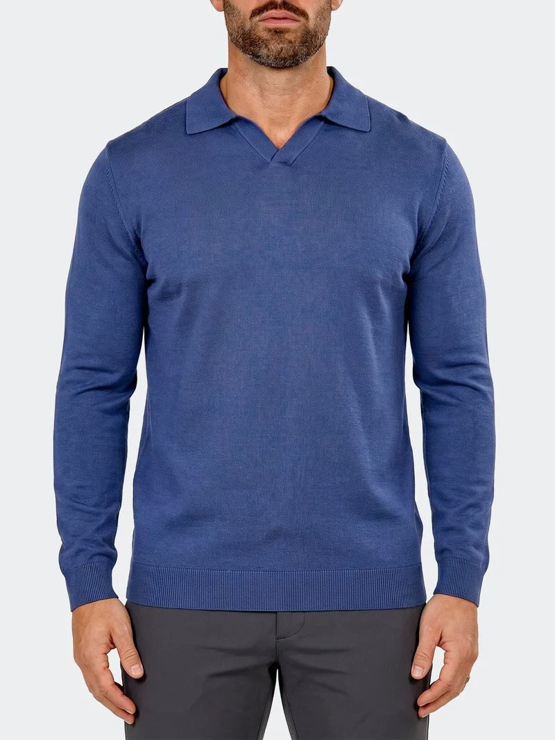 Maceoo Stretch Sweater | Sweater UnknownTwentyEight Blue